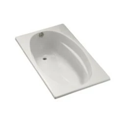 Kohler ProFlex 60" Drop In Acrylic Soaking Tub with Reversible Drain and Overflow