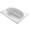 Kohler Windward Collection 60" Drop In Soaking Bath Tub with Reversible Drain