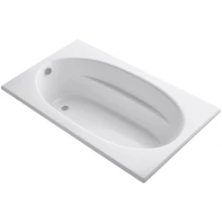 Kohler Windward Collection 72" Drop In Soaking Bath Tub with Reversible Drain
