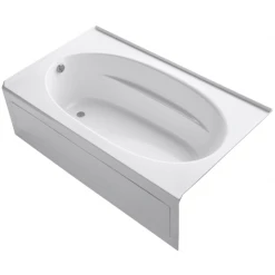 Kohler Windward Collection 72" Three Wall Alcove Soaking Bath Tub with Left Hand Drain