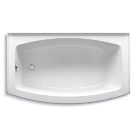 Kohler Expanse Bath Tub 60" x 30" - 36" Acrylic Soaking for Three Wall Alcove Installations with Integral Curved Apron and Left Drain - Image 2