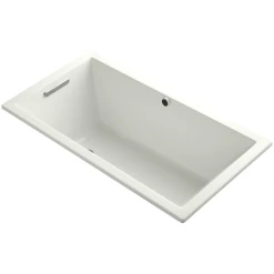 Kohler Underscore 60" Soaking Tub with Reversible Drain and Bask Heating Technology