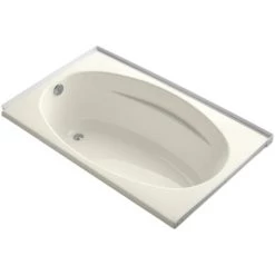 Kohler Proflex Collection 60" Three Wall Alcove Soaking Bath Tub with Left Hand Drain