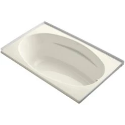 Kohler Proflex Collection 5' Three Wall Alcove Soaking Tub with Right Hand Drain
