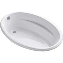 Kohler Proflex Collection 60" Drop In Soaking Bath Tub with Reversible Drain