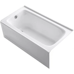 Kohler Bancroft Collection 60" Three Wall Alcove Soaking Bath Tub with Left Hand Drain