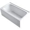 Kohler Bancroft Collection 60" Three Wall Alcove Soaking Bath Tub with Right Hand Drain