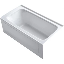 Kohler Bancroft Collection 60" Three Wall Alcove Soaking Bath Tub with Right Hand Drain
