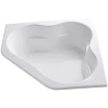 Kohler Tercet Collection 60" Corner Soaking Bath Tub with Center Drain