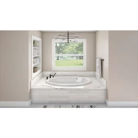 Kohler Sunward Collection 60" Drop In Soaking Bath Tub with Reversible Drain - Image 6