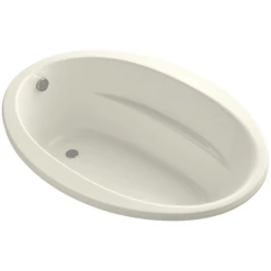 Kohler 60" Sunward Soaking Bathtub with Bask Heating Technology
