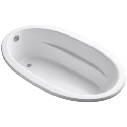 Kohler Sunward Collection 72" Drop In Soaking Bath Tub with Reversible Drain