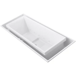 Kohler Sok Collection 103-3/4" Drop In Effervescence Bath Tub with Center Drain
