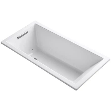 Kohler Underscore Rectangle 60" Drop In Acrylic Air Tub with Reversible Drain and Overflow