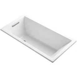 Kohler Underscore 60" Soaking Tub with Reversible Drain and VibrAcoustic Technology