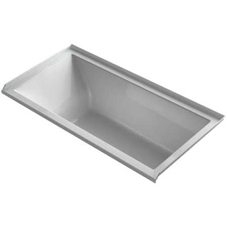 Kohler Underscore 60" Soaking Tub with Right Drain, Bask Heating, and VibrAcoustic Technology