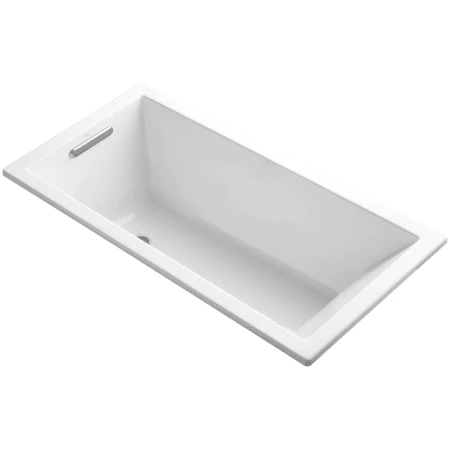 Kohler Underscore 60" Soaking Tub with Reversible Drain, Bask Heating, and VibrAcoustic Technology
