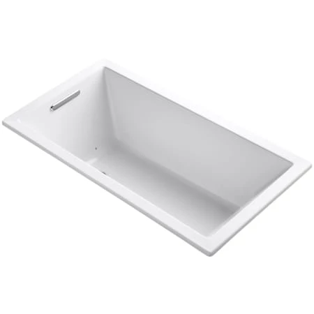 Kohler Underscore Rectangle 60" Drop In Acrylic Air Tub with Reversible Drain and Overflow