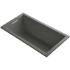 Kohler Underscore 60" Soaking Tub with Reversible Drain and VibrAcoustic Technology
