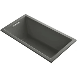 Kohler Underscore 60" Soaking Tub with Reversible Drain and VibrAcoustic Technology