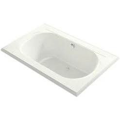 Kohler Memoirs 66" Drop In Acrylic Air Tub with Center Drain and Overflow