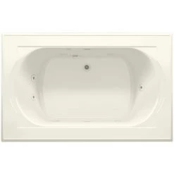 Kohler Memoirs 66" Drop In Acrylic Whirlpool Tub with Center Drain and Overflow