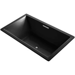 Kohler Underscore 72" Soaking Tub with Reversible Drain, Bask Heating, and VibrAcoustic Technology