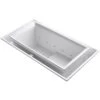 Kohler Sok Collection 75" Undermount or Drop In Effervescence Bath Tub with Left Side Drain