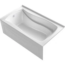 Kohler Mariposa 66" Alcove Acrylic Air Tub with Left Drain and Overflow