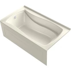 Kohler Mariposa 66" Alcove Acrylic Air Tub with Left Drain and Overflow