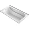Kohler Mariposa 66" Alcove Acrylic Air Tub with Left Drain and Overflow