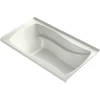 Kohler Mariposa 66" Alcove Acrylic Air Tub with Right Drain and Overflow