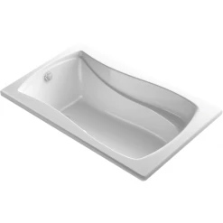 Kohler Mariposa 60" Drop In Acrylic Air Tub with Left Drain and Overflow