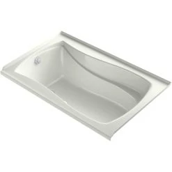 Kohler Mariposa 60" Alcove Acrylic Air Tub with Left Drain and Overflow