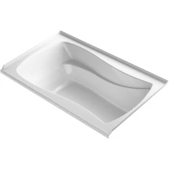 Kohler Mariposa 60" Alcove Acrylic Air Tub with Right Drain and Overflow