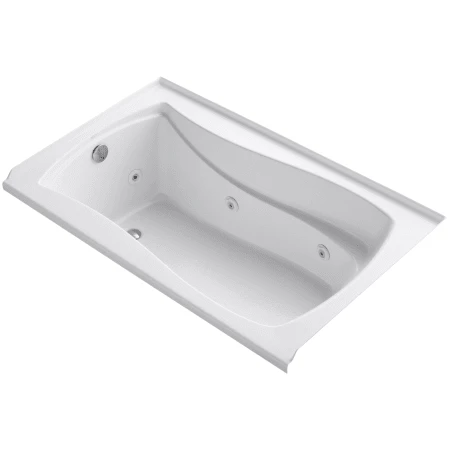 Kohler Mariposa Collection 60" Three Wall Alcove Jetted Whirlpool Bath Tub with Left Side Drain