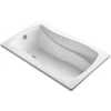 Kohler Mariposa Collection 60" Drop In Soaking Bath Tub with Reversible Drain