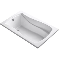 Kohler Mariposa Collection 60" Drop In Soaking Bath Tub with Reversible Drain
