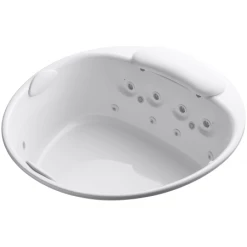 Kohler Riverbath Collection 66" Drop In Jetted Whirlpool Bath Tub with Reversible Drain