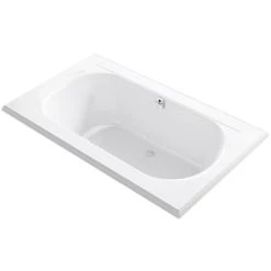 Kohler Memoirs 72" Drop In Acrylic Air Tub with Center Drain and Overflow