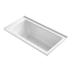 Kohler Archer 60" ExoCrylic Soaking Bathtub for Alcove Installations with Right Hand Drain