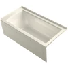 Kohler Archer Three Wall Alcove Soaking Tub with Right Hand Drain and Integral Apron