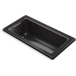Kohler Archer 60" Drop In Soaking Tub with Reversible Drain and Bask Heated Surface