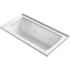 Kohler Archer 60" Drop-In Whirlpool Bath Tub With Left Drain