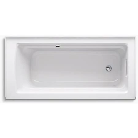 Kohler Archer 66" Three Wall Alcove Soaking Tub with Right Drain and Bask - Image 5