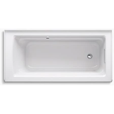 Kohler Archer 66" Three Wall Alcove Soaking Tub with Right Drain and Bask - Image 2