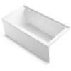 Kohler Underscore 60" Soaking Bathtub for Three Wall Alcove Installation with Right Hand Drain