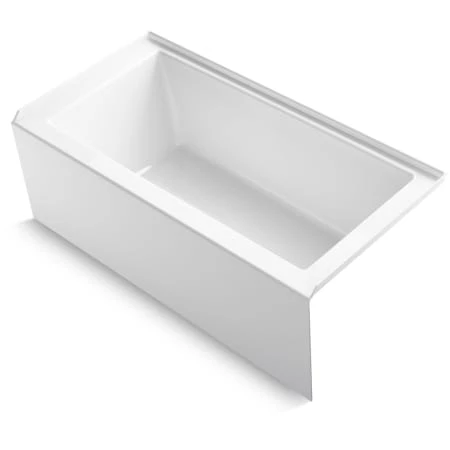 Kohler Underscore 60" Soaking Bathtub for Three Wall Alcove Installation with Right Hand Drain