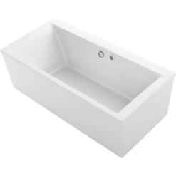 Kohler Stargaze 72" Free Standing Acrylic Air Tub with Center Drain and Overflow - Comfort Depth Design