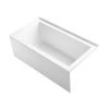 Kohler Underscore 60" Soaking Bathtub for Three Wall Alcove Installation with Right Drain